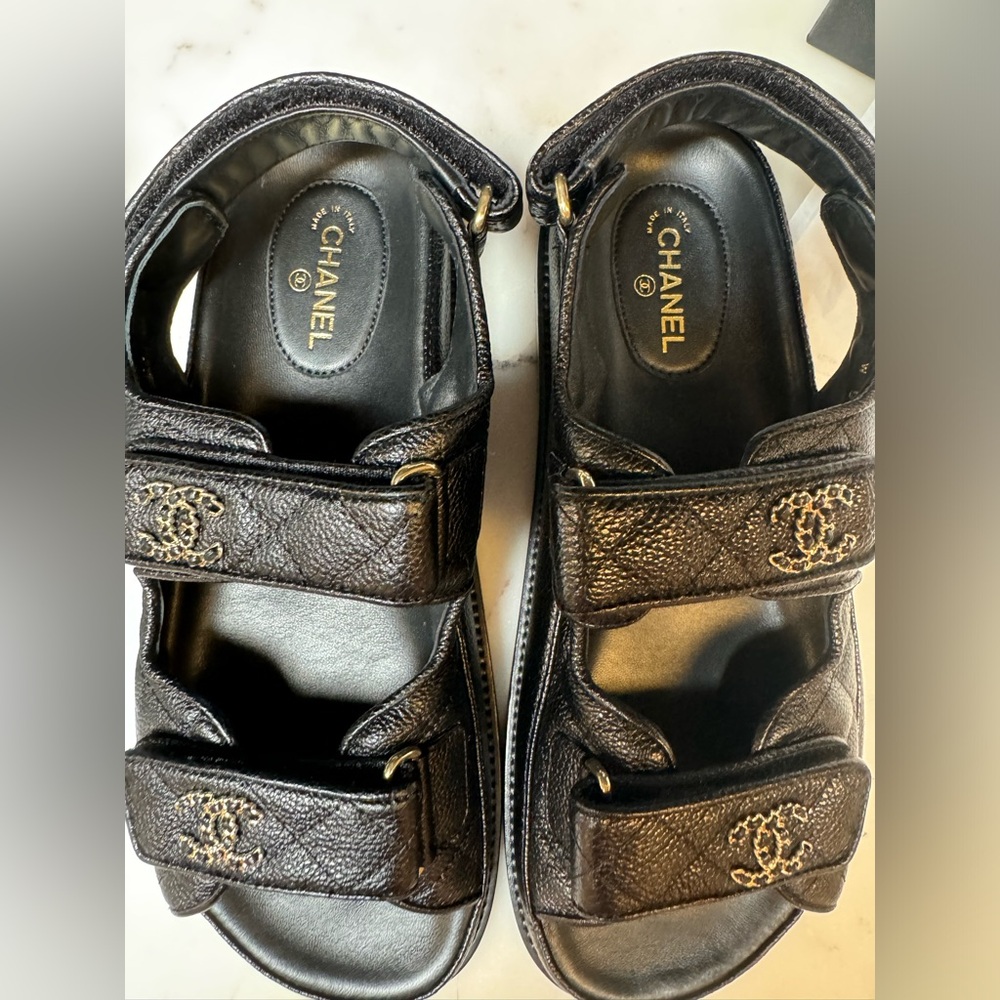 Chanel Dad Sandals 39 SOLD OUT!